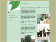 Tablet Screenshot of colormegreenplants.com